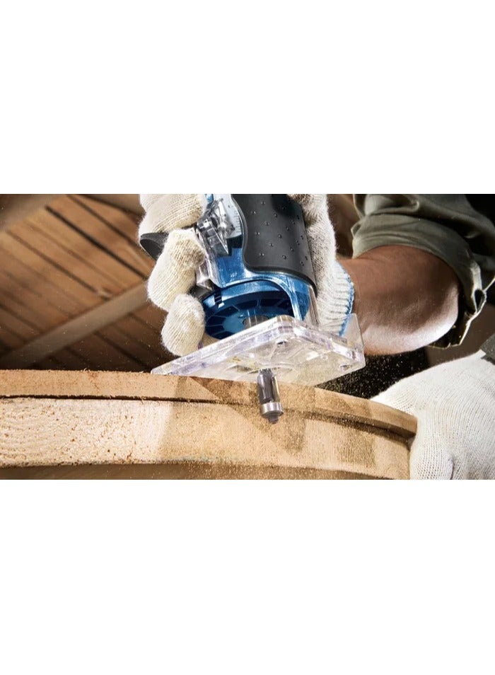 BOSCH GKF 550 Palm Router – 550W, 6mm Collet – Compact Design for Precise Wood Trimming & Edge Finishing - Image 3