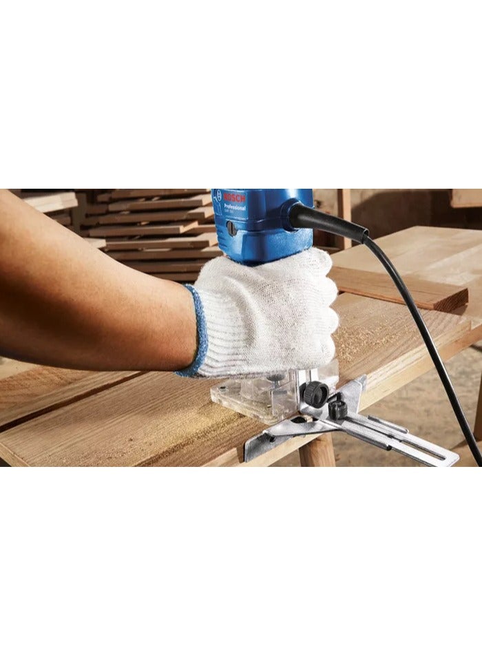 BOSCH GKF 550 Palm Router – 550W, 6mm Collet – Compact Design for Precise Wood Trimming & Edge Finishing - Image 4