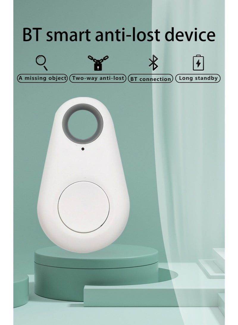 Bluetooth Tracking Anti-Loss Device, Smart Bluetooth Locator, Water Droplet Two-Way Anti-Loss Device, Mobile Phone Anti-Loss Device, Black - Image 2