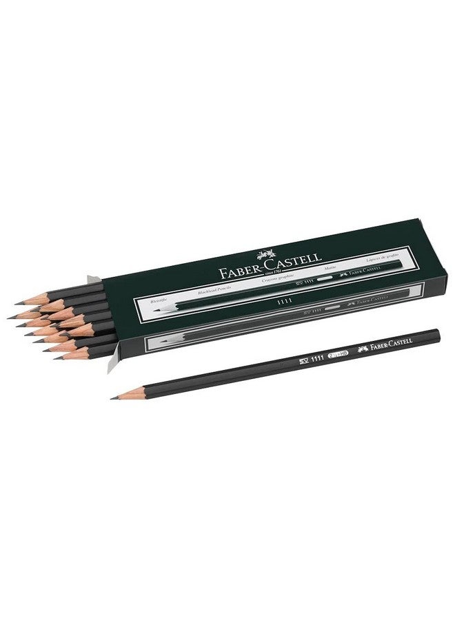 FABER-CASTELL Black Matt 1111 Hb, Pack Of 10 