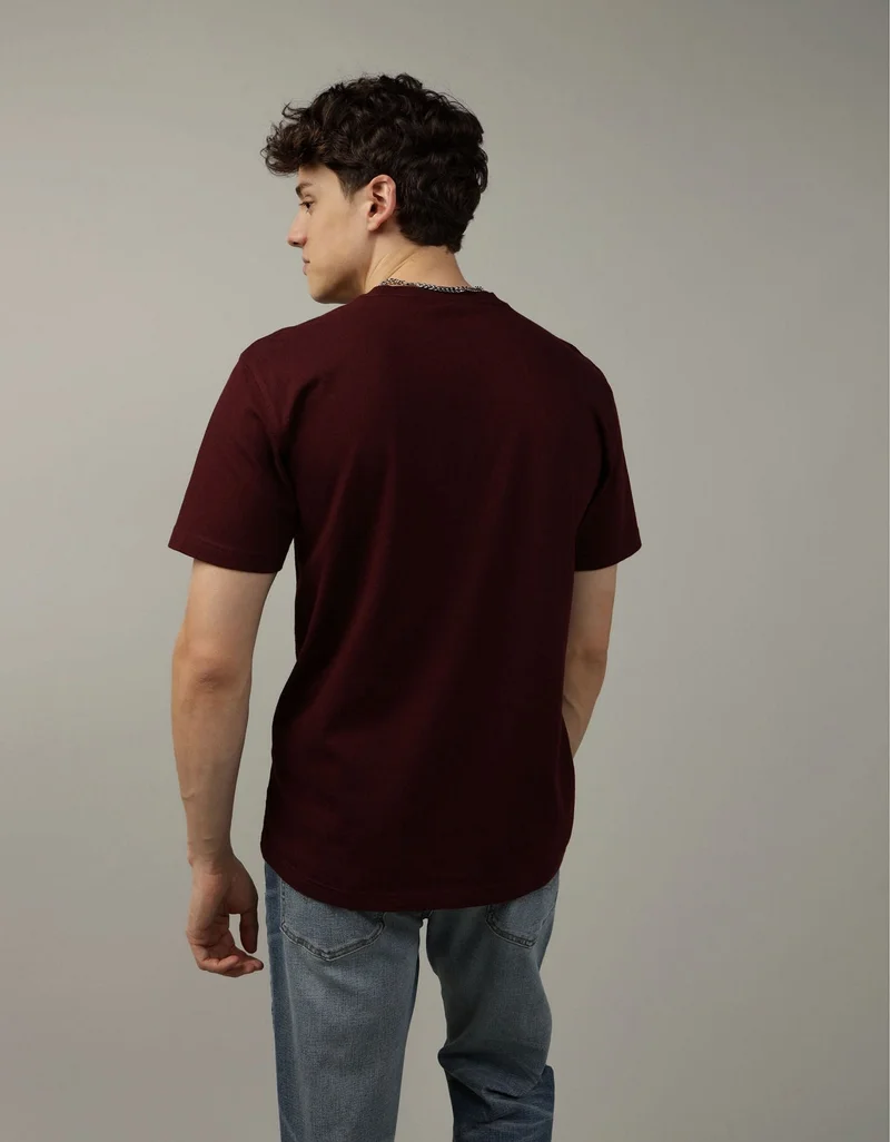 امريكان ايجل تي شيرت ناعم بشعار أمريكان إيجل