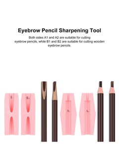 ZJchao Sharpening Tool Duckbill Sharpener For Eyebrow Pencil 4 In 1 Duckbill Shape Eyebrows Pencil Shaper Portable Eyebrow Cosmetic Sharpening Auxiliary Tool Eye Makeup Shaping Tools For  - Image 4
