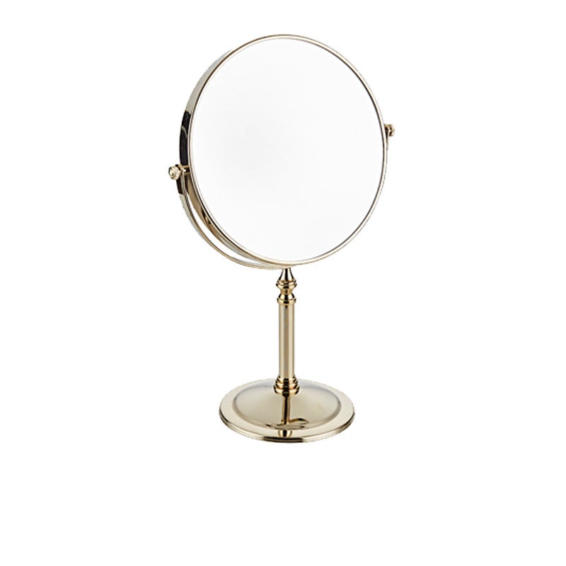 El Desktop Cosmetic Mirror European-Style Double-Sided Dressing Mirror Portable Princess Mirror Bathroom Cosmetic Mirror 3 Times Magnification - Image 5
