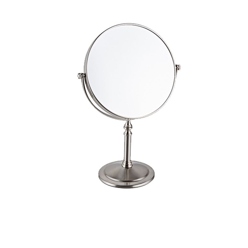 El Desktop Cosmetic Mirror European-Style Double-Sided Dressing Mirror Portable Princess Mirror Bathroom Cosmetic Mirror 3 Times Magnification - Image 1