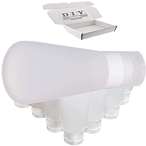 DIY Crafts Pack Of 2x Pcs, 20 ML Container Tube Bottle, 20ml/30ml (0.67oz/1oz) Empty Translucent Plastic Shampoo Facial Cleanser Make(Pack Of 2x Pcs, 20 ML Container Tube Bottle) - Image 2