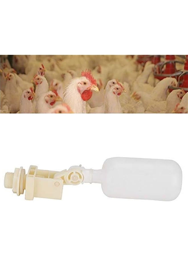 Incubator Water Inlet Valve, Ball Valve Automatic Floating Ball Valve Inlet Water Level Control Switch Fish Hatcher Accessories for Ponds, Livestock Water Trough - Image 1