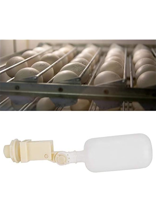 Incubator Water Inlet Valve, Ball Valve Automatic Floating Ball Valve Inlet Water Level Control Switch Fish Hatcher Accessories for Ponds, Livestock Water Trough - Image 2
