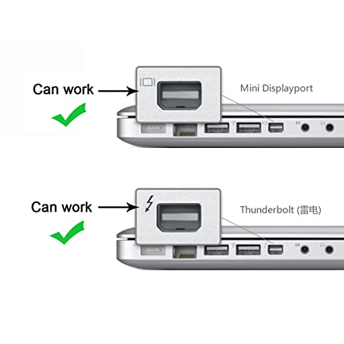 FENTICO Thunderbolt Mini DisplayPort DP to HDMI Adapter Audio Video HDTV Cable Converter for Apple MacBook Pro, MacBook Air, iMac, Mac mini, Microsoft Surface Pro etc Branded - Image 4