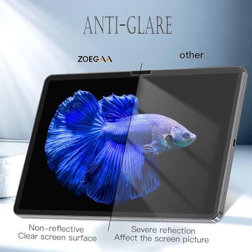 ZOEGAA Samsung Galaxy Tab S9 FE Screen Protector, Paper Screen Protector for Samsung Galaxy Tab S10 Plus/Tab S9 FE Plus 5G/S9 Plus/S7 FE/S8 Plus/S7 Plus 12.4 Inch 2023, Write and Draw Like on Paper - Image 3