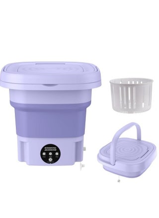 8L Portable Washing Machine, Folding Clothes Washing Machine, Mini Portable Bucket Washer Purple - pzsku/ZDDEAB9F702F2433B8BE7Z/45/_/1720259649/eeb0ba2b-4d01-407f-b752-8d60a6fadde4