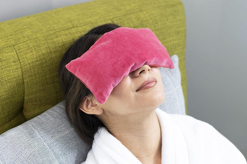 DreamTime Eye Pillow with Rose, Natural Herbal Mask for Relaxation, Create A Spa Experience at Home - Image 2