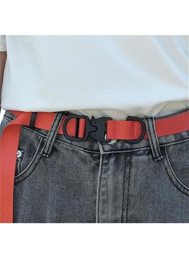 Generic Heavy Duty Work Belt, Automatic Ratchet Belts, Outdoor Web Belt | Adjustable Outdoor Web Belt for Hiking, Climbing, and  - Image 4