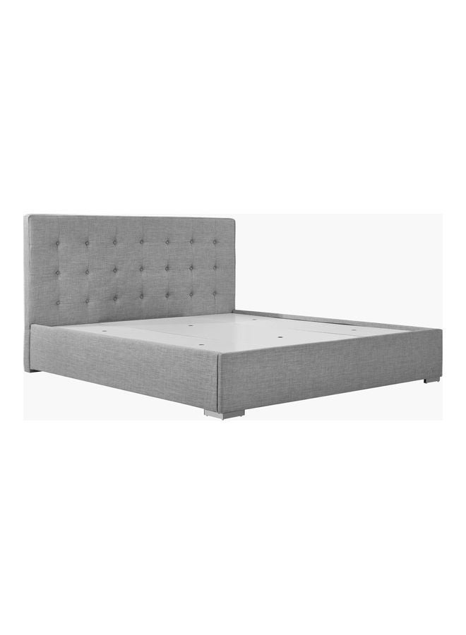 هاوس ون أوكلاند| هيكل سرير من المخمل 180x200 سم - رمادي - Image 5