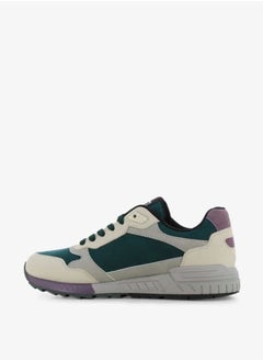 SJ Women's Panelled Lace-Up Low Ankle Sneakers  - Image 5