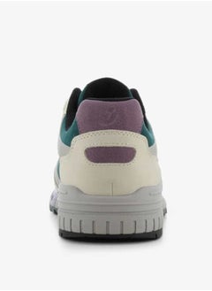 SJ Women's Panelled Lace-Up Low Ankle Sneakers  - Image 3