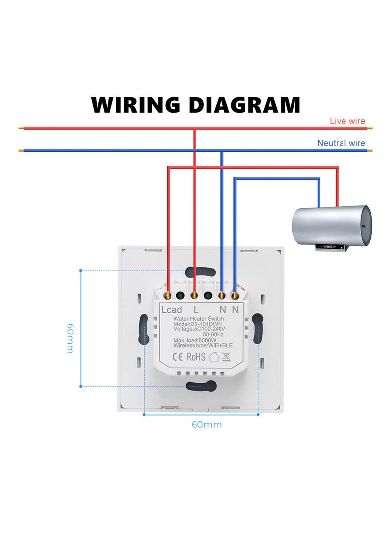 Smart home 40A WIFI switch  - Image 3