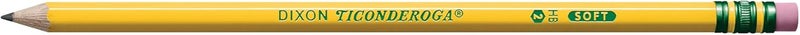 Ticonderoga Wood-Cased Pencils, Pre-Sharpened, 2 HB Soft, Yellow, 72 Count - Image 1