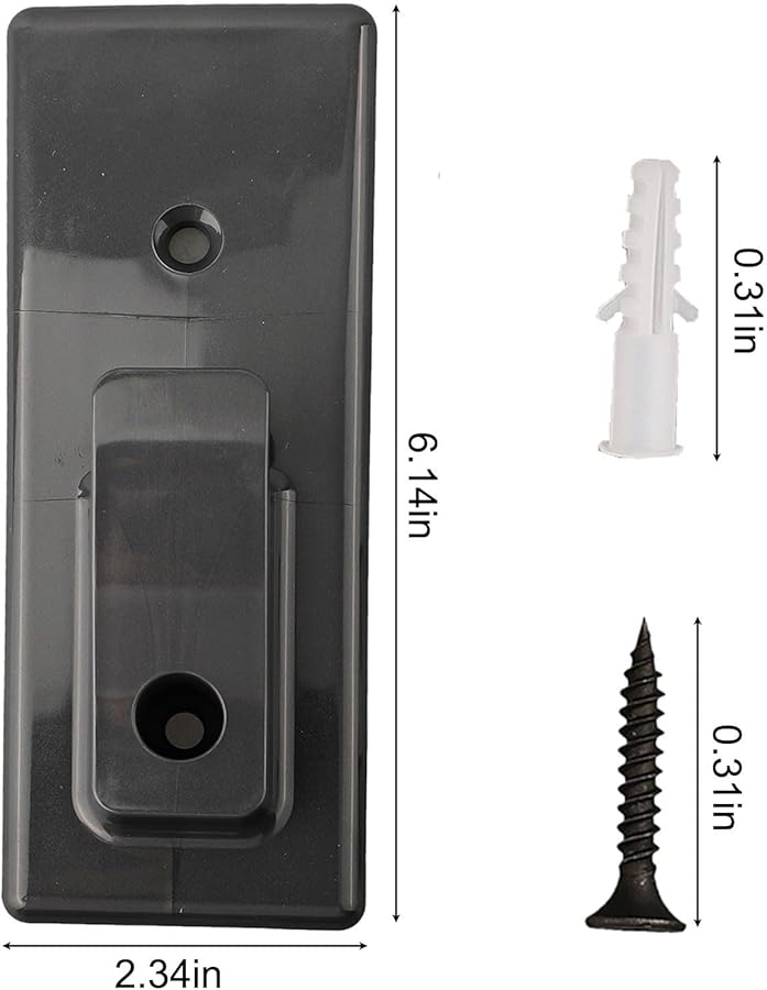 Wall Mount Hanger Hook Kit For Shark Rocket Vacuum Models HV300 HV302 HV322 HV380 - Image 3