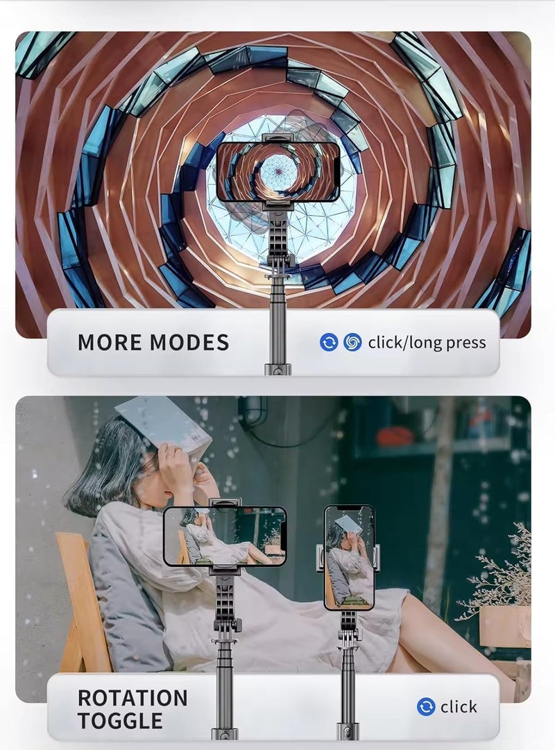 Derovan 360° AI Face‑Tracking Mobile Phone Gimbal with Gesture Control & Wireless Remote – Tripod Base - Image 5