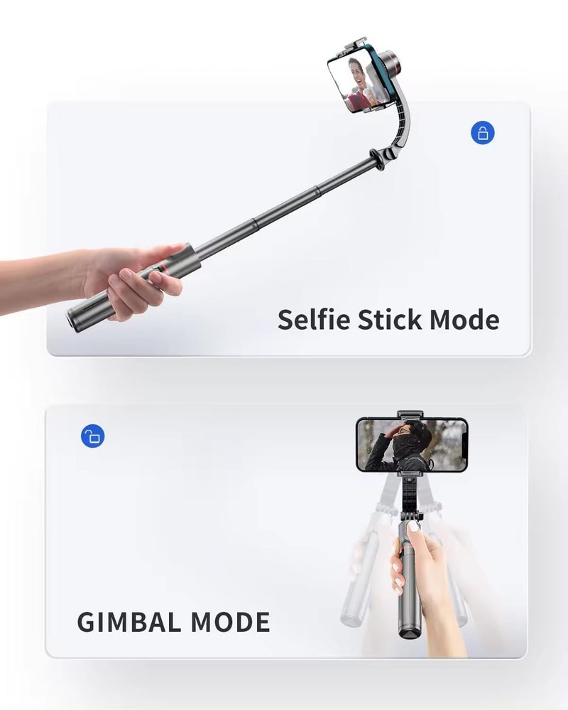 Derovan 360° AI Face‑Tracking Mobile Phone Gimbal with Gesture Control & Wireless Remote – Tripod Base - Image 2