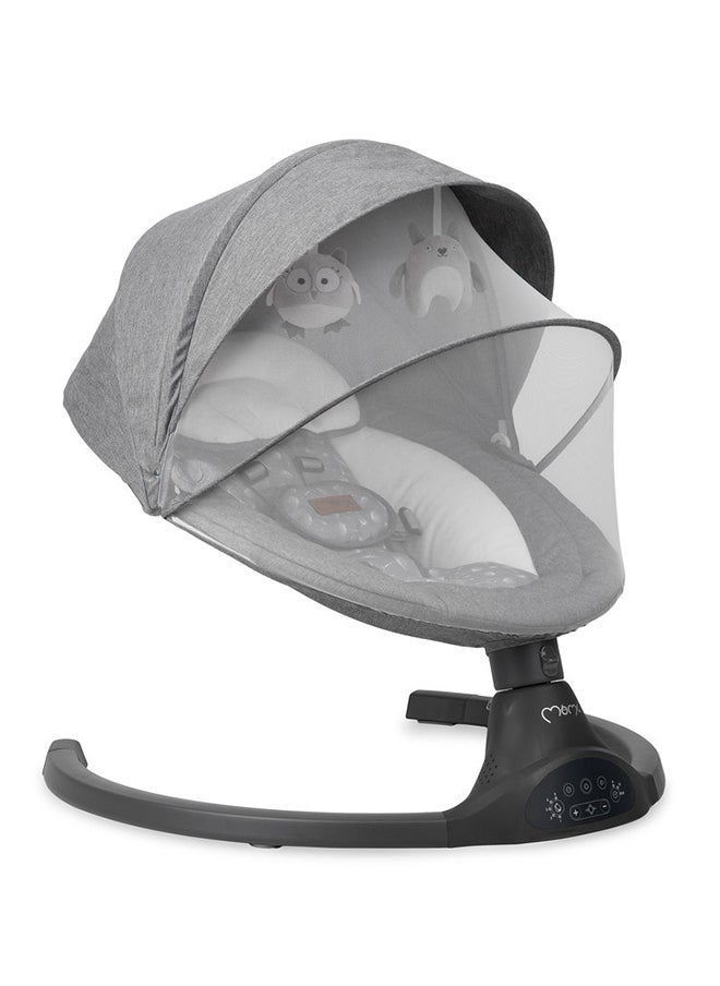 Momi Kenani Electric Baby Bouncer For Infants, Kids Up To 9 Kg With Anti-Slip Pad, Lightweight, Bluetooth Features Connect With Smartphone, Insect Net  - Image 2
