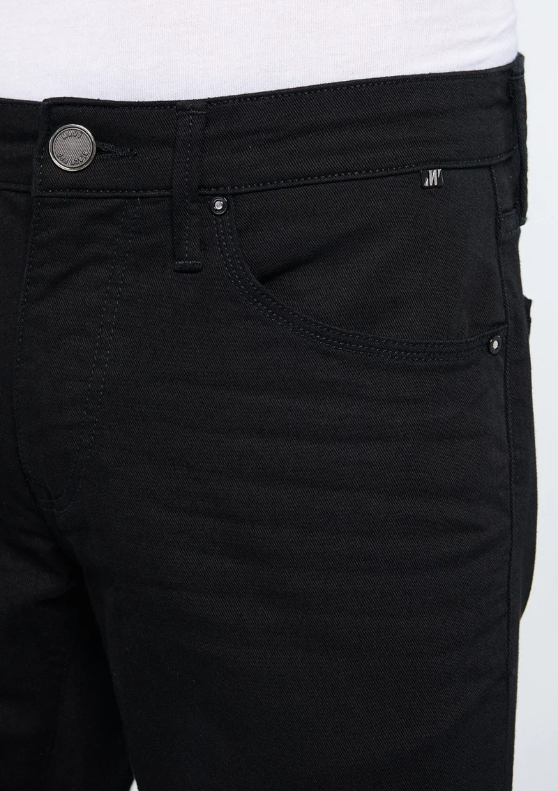 مافي Blue Men's ZİFTT Series Jake Black Jean Trousers 0042232200