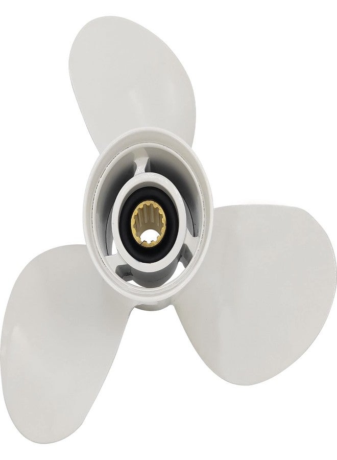 DLNIG 11 3/4×10-G Boat Propeller for Yamaha - for Yamaha Outboard Engines T25hp,30hp 40hp 48hp 50hp 55hp 60hp,F30/50/60 Replace 663-45954-01-EL,13 Spline Tooth - Aluminum Outboard Propeller - Image 1