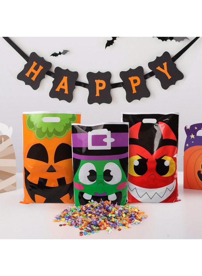 JOYIN 72 Pcs Halloween Goodie Bags Plastic Bags In 6 Designs For Trick Or Treating Halloween Party Favors And Supplies Event Party Favor Supplies Halloween Snacks - Image 4