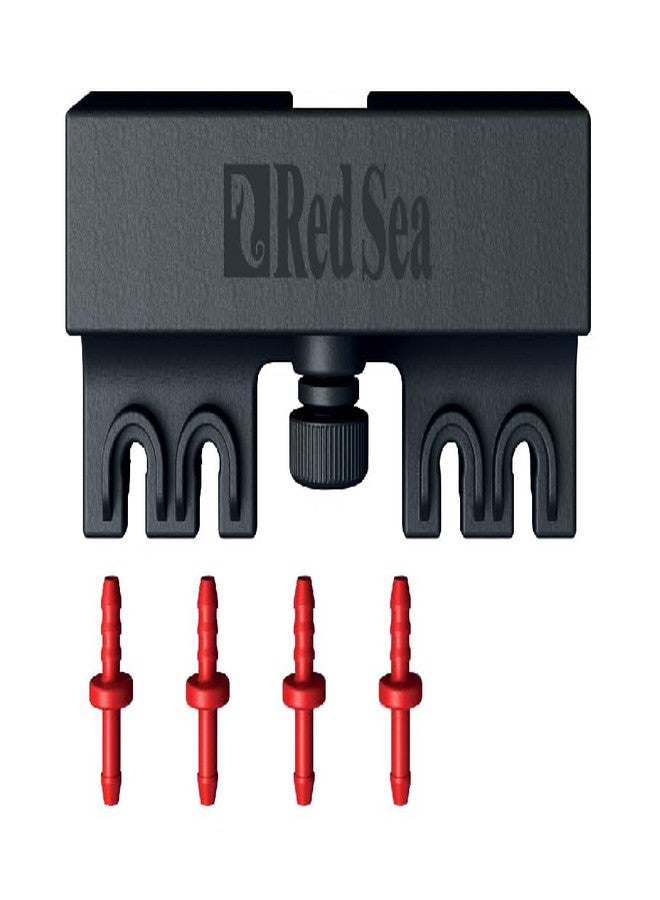 Red Sea ReefDose Deluxe 4 Color Dosing Tube Kit Red Yellow Orange Pink | Saltwater Marine Aquarium Dosing Pump Tubing Set with Clips and Tubing Holder - Image 4