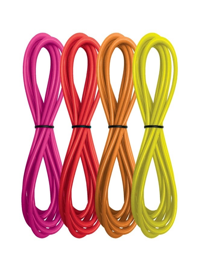 Red Sea ReefDose Deluxe 4 Color Dosing Tube Kit Red Yellow Orange Pink | Saltwater Marine Aquarium Dosing Pump Tubing Set with Clips and Tubing Holder - Image 3