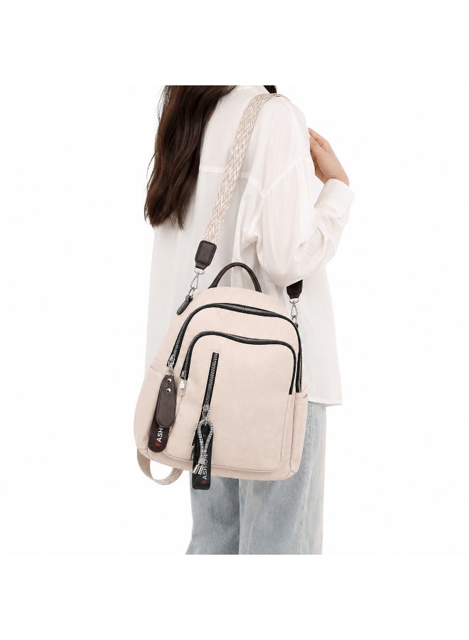 Women’s Convertible Shoulder Bag and Backpack with Multiple Zipper Pockets – Practical Everyday Bag for Work, College, Shopping and Travel - Image 1