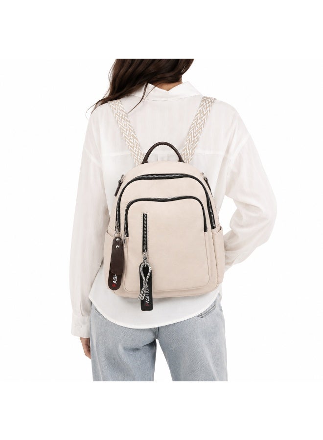 Women’s Convertible Shoulder Bag and Backpack with Multiple Zipper Pockets – Practical Everyday Bag for Work, College, Shopping and Travel - Image 5