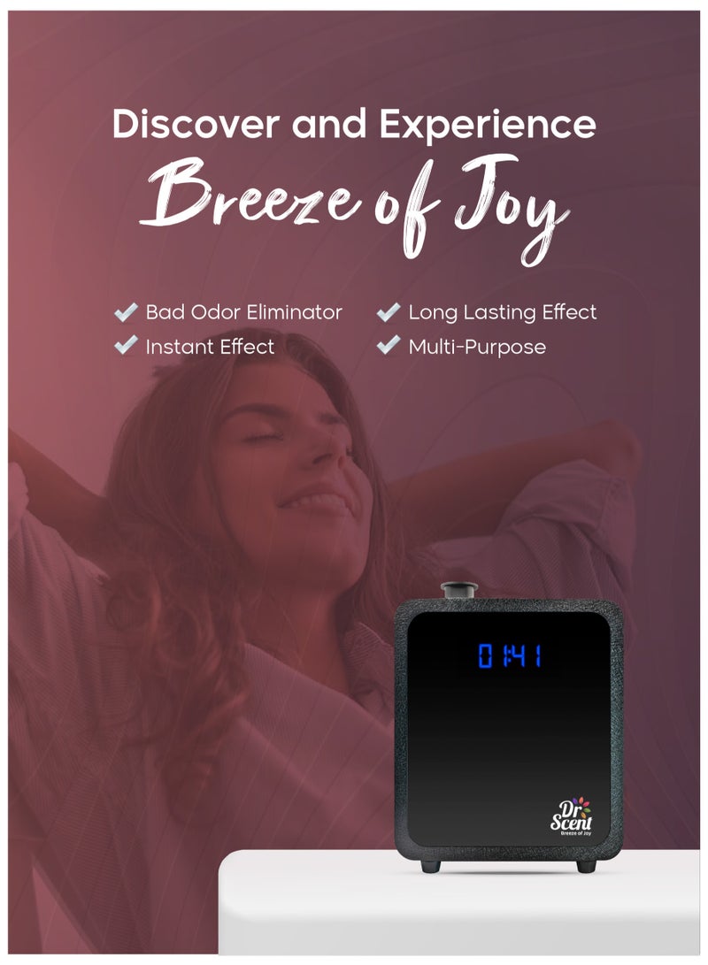 دكتور سينت دكتور ميديام جهاز تعطير -أسود+عبوة زيت عطري170مل - Image 4