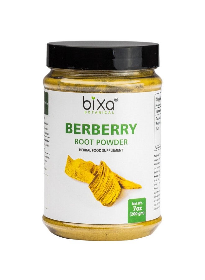 bixa BOTANICAL BixaBotanical Berberry Root Powder | Berberis Aristata/Daruharidra | 200 Grams / 7 OZ | Ayurvedic Herbal Supplement | Gluten Free, Non-GMO, Steam Treated, Vegan, 100% Pure. - Image 1