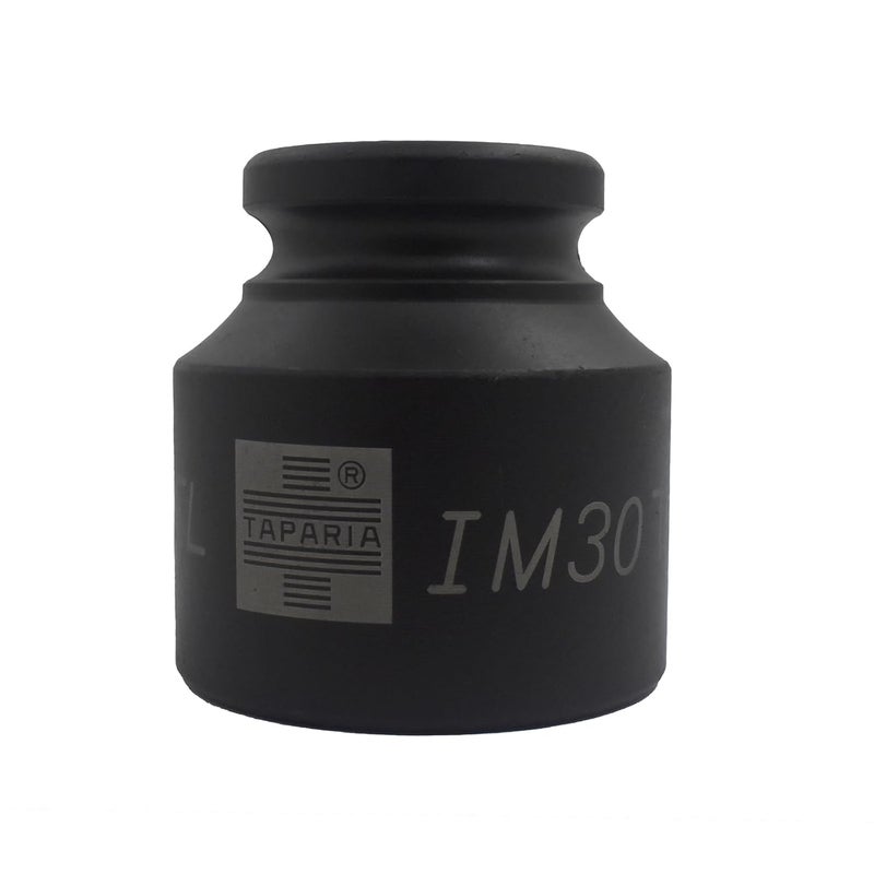 Taparia TAPARIA Impact Socket IM 30 12127mm Square drive size ChromeMolybdenum Steel Durable Long life 6 Point or HEX Impact Socket for Automobile Industrial Construction Professional  - Image 1