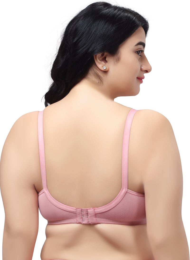 RAJNI Women's Maternity Nursing Bra Soft Stretch Cotton Non-Padded Wirefree Full Coverage Anti-Sag Pack of 2 - Image 3