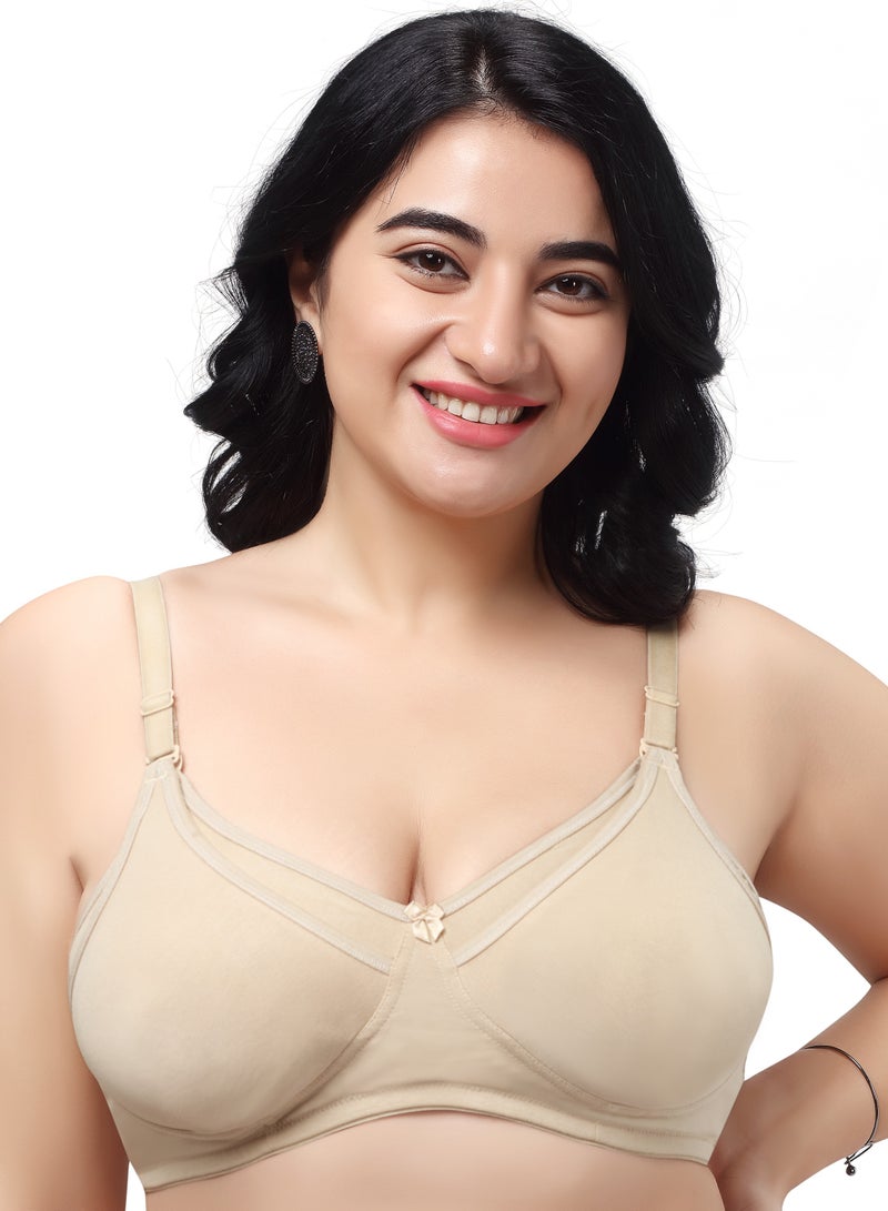 RAJNI Women's Maternity Nursing Bra Soft Stretch Cotton Non-Padded Wirefree Full Coverage Anti-Sag Pack of 2 - Image 4