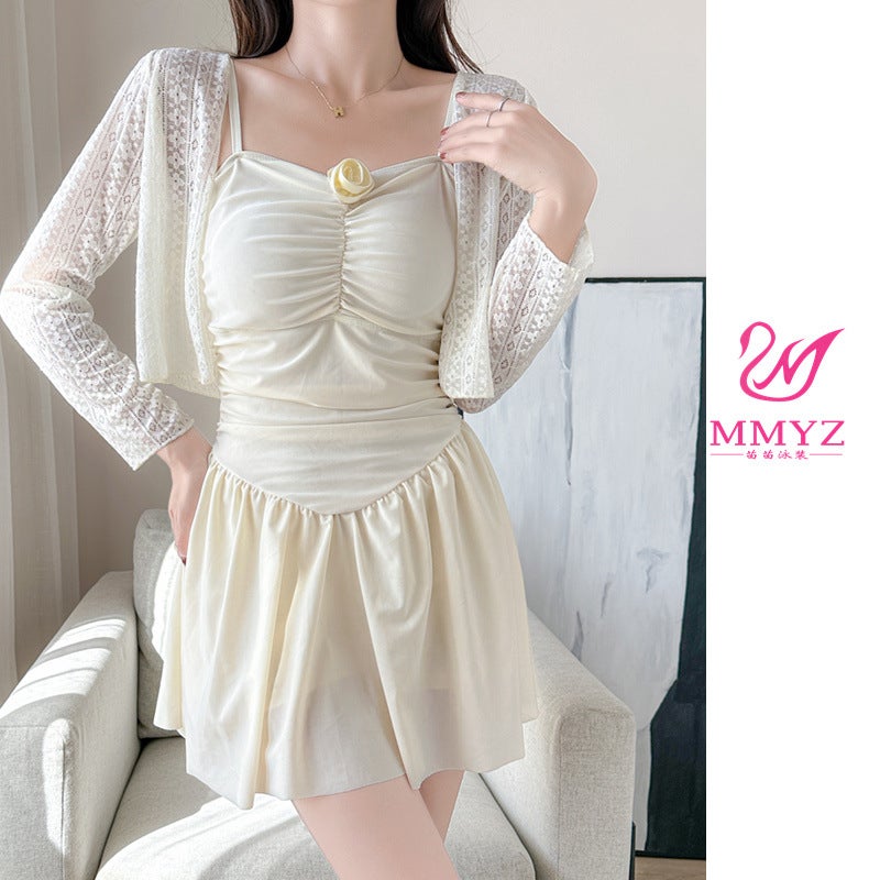 Xianyi ملابس السباحة النساء بلوزة العسل قطعة مثيرة المحافظين سلينغ البطن تغطية التخسيس عالية الخصر الراقية الساخنة الربيع ملابس السباحة العطلة - Image 5