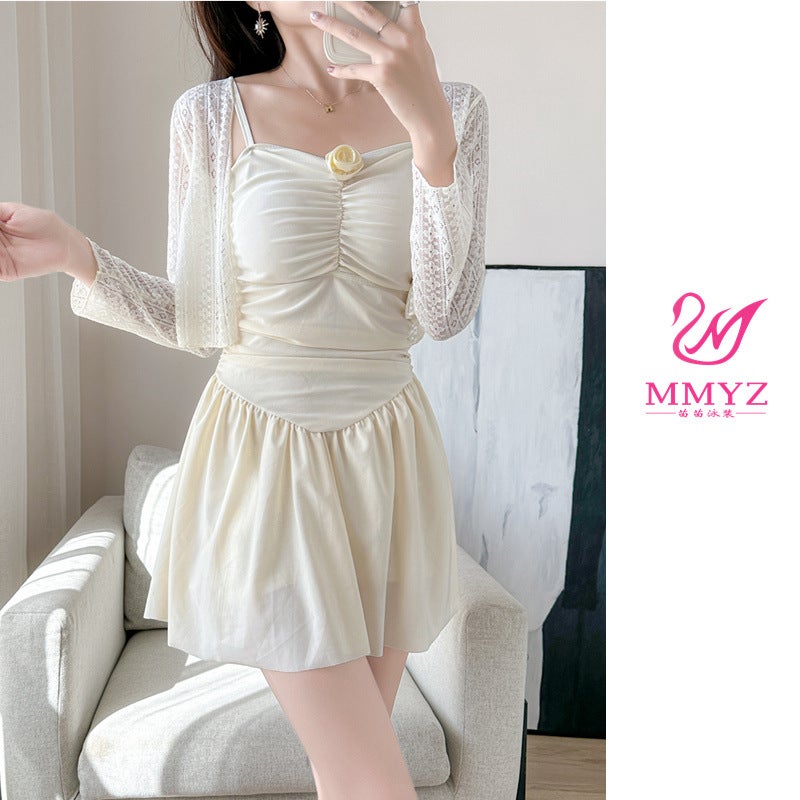 Xianyi ملابس السباحة النساء بلوزة العسل قطعة مثيرة المحافظين سلينغ البطن تغطية التخسيس عالية الخصر الراقية الساخنة الربيع ملابس السباحة العطلة - Image 4