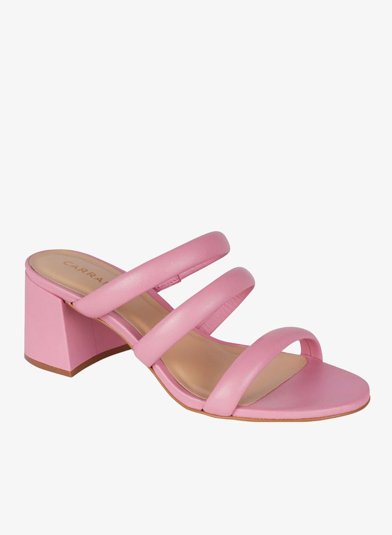 Carrano Ladies Open Back Strappy Heeled Mules 312021 Cab0523 - Image 1