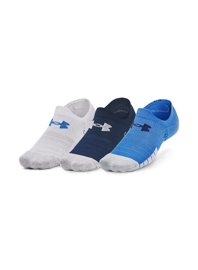 UNDER ARMOUR 3 Pack Heatgear Lite Ultra Low Socks