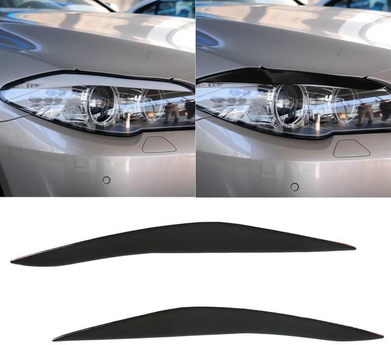 QASULER Headlight Eyebrow Cover for BMW 5 Series F10 - Image 4
