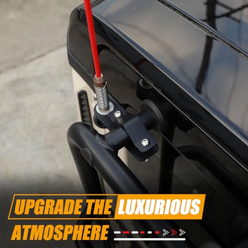Bekantogy Car Antenna Mount Compatible with Ineos Grenadier 2020-2024 Carbon Steel Rear Ladder Antenna Bracket Flagpole Holder Antenna Bracket Automotive Exterior Accessories - Image 3