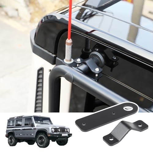 Bekantogy Car Antenna Mount Compatible with Ineos Grenadier 2020-2024 Carbon Steel Rear Ladder Antenna Bracket Flagpole Holder Antenna Bracket Automotive Exterior Accessories - Image 1