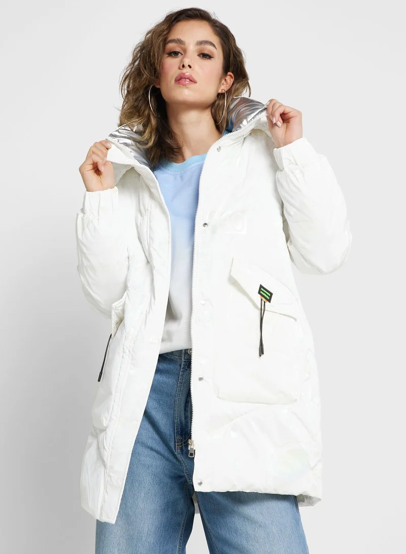 Ginger Longline Padded Jacket