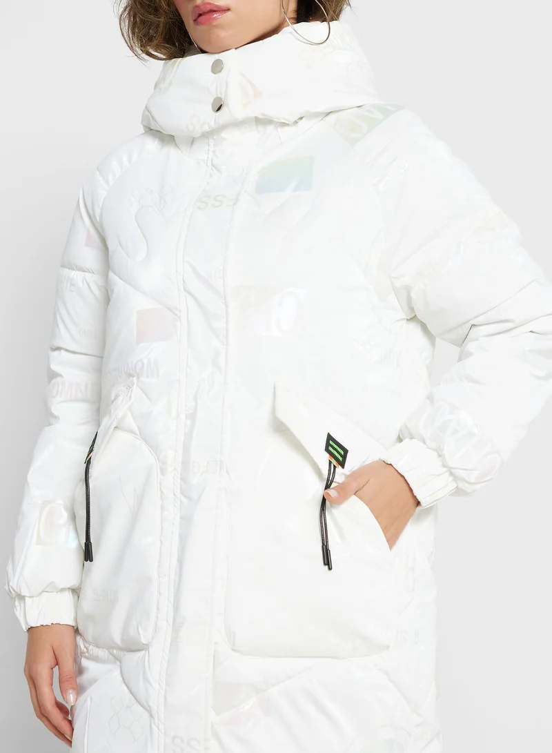 Ginger Longline Padded Jacket