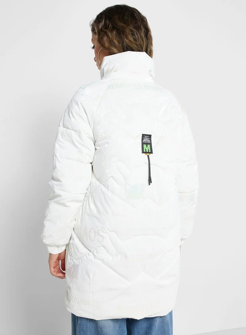Ginger Longline Padded Jacket