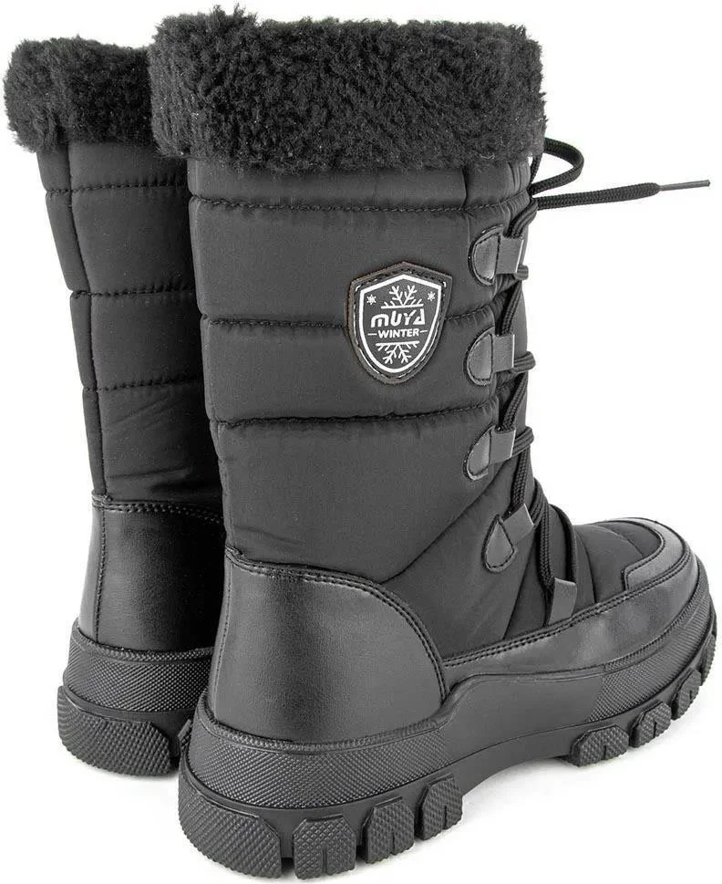 مويا Orthopedix Gravity Women's Fur-lined Zippered Snow Boots 324334