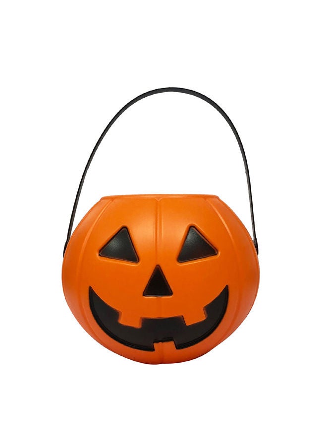 MAD TOYS Spooky Pumpkin Bucket Halloween Costumes 24x15x16cm - Image 1