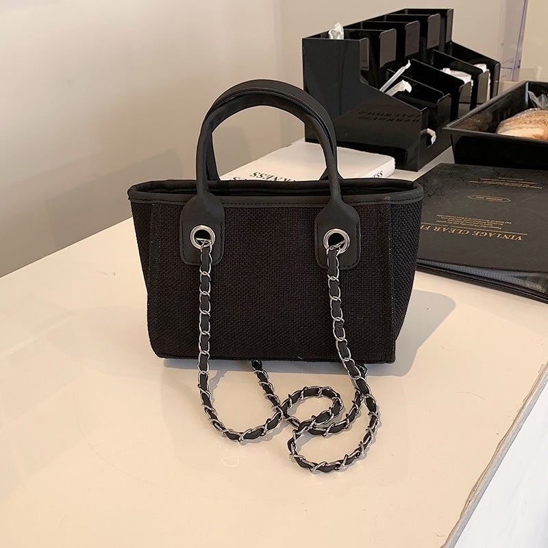 Women's Bucket Tote Bag, Large Capacity, Shoulder Crossbody Chain - Image 4